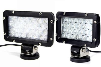 China 24W 12 Volt Automotive Led Work Flood Lights Offroad Driving Lights For Trucks for sale