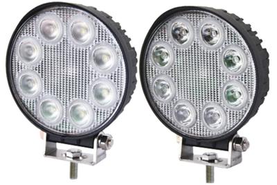 China 10 ~ 30V gelijkstroom Ip68 leidden Lichten van het mistlamp de rond Geleide Werk voor de Lichte offroad jeep van de Vrachtwagensauto Te koop