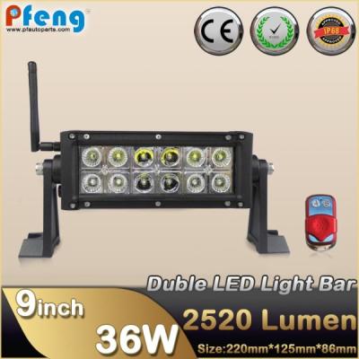 China 36W 12V ändernder bernsteinfarbiger LED Lichtstrahl der 9 Zoll-gerade Farbefür LKW-Zugmaschine-Auto zu verkaufen