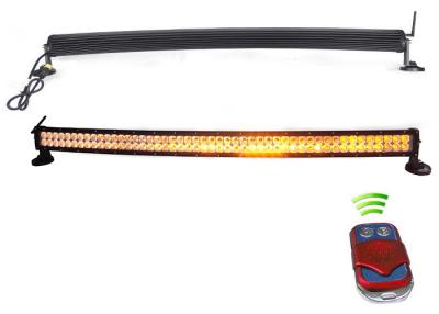 China Waterproof 50 Inch 288 W Cruved Amber / White Flashing Led Light Bar for  Truck for sale