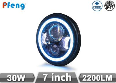 China 7 inch round Cree daytime led running lights with Two years warranty for sale