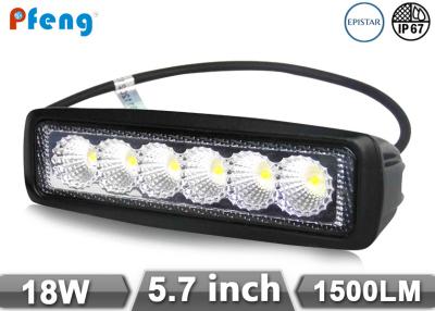 China 18W las luces de conducción llevadas 5,7 pulgadas Epistar llevó 10V - lumen de 30V DC 1500 en venta