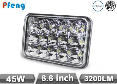 China 6,6 pulgadas 45W llevaron lumen alto-bajo del haz 3200 de las luces de conducción en venta