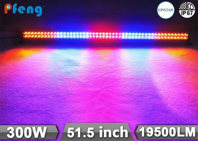 中国 51.5 インチ 300W 多色のストロボ RGB は無線リモート・コントロールのライト バーを導きました 販売のため