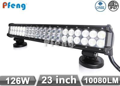 China Doppelter 20 Zoll der Reihen-126W führte Lichtstrahl Cree 3W LED wasserdicht zu verkaufen