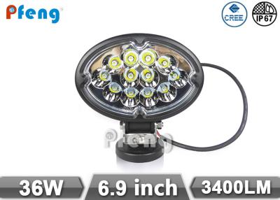 China 6,9 la forma oval de la pulgada 36W llevó luces de conducción de la barra Cree de 3400 lúmenes llevado en venta