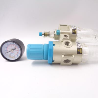 China Machinery Repair Shops Air Source Treatment Air Filter Regulator Lubricator STNC GFC400 for sale