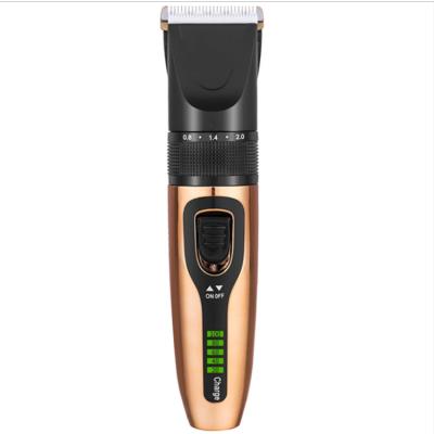 China AC Motor Cordless Professional Low Noise Smart Powerful LED Display Household Electric Rechargeable Hair Trimmer for sale