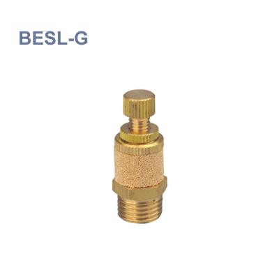 China Hotels Sintered Speed ​​Control Pneumatic Copper Brass Muffler BSL BSLM BESL SDV Series Pneumatic Muffler Filter for sale