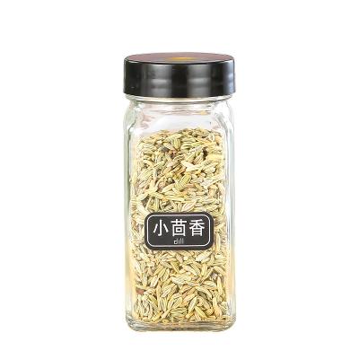 China Take Out Best Selling 120ml Glass Easy Cooking Spices Glass Bottle for sale