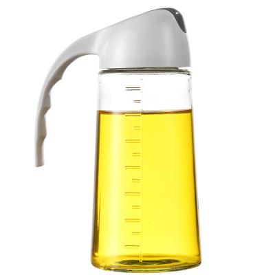 China Take Out Easy Empty Square 10oz Olive Oil Clear Sprayer Glass Bottle For Soy Sauce Vinegar for sale