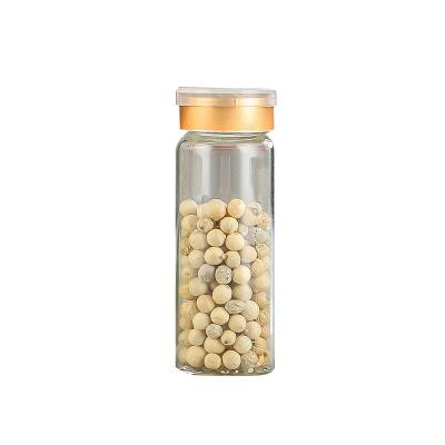 China Wholesale 15ml 20ml25ml 35ml 50ml 55ml 60ml 80ml 95ml 110ml Free Sample Food Packaging Glass Bottle With SCREW LID for sale