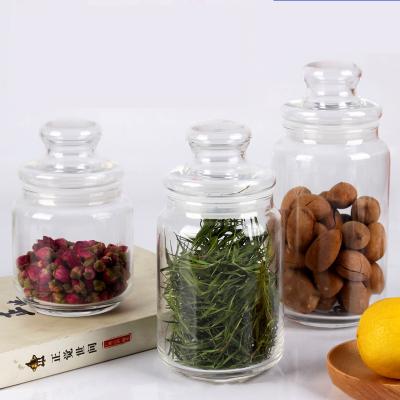 China Freshness Preservation 1300ml Candy Jar In The Kitchen With Glass Lid And Well Sealed for sale