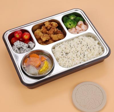 China Leakproof Novelty Stainless Steel Lunch Box School Bento Box For Kids for sale