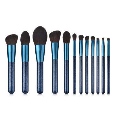 China High Quality Professional Wooden Synthetic Hair Beauty Care Makeup Tools Makeup Set Customized Set Brush for sale