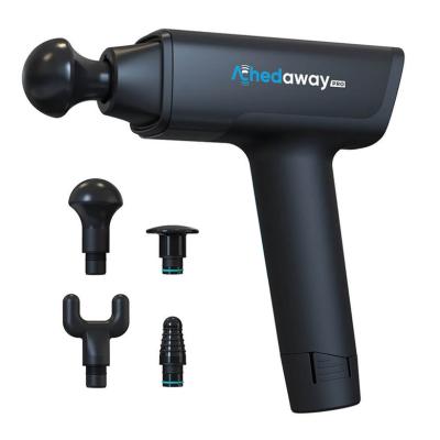 China 2021 Body Achedaway Customs Logo And Case OEM ODM Pro Heated 24v Relax Cellulite Deep Fascial 16mm Sports Massage Gun For Deep Tissue for sale