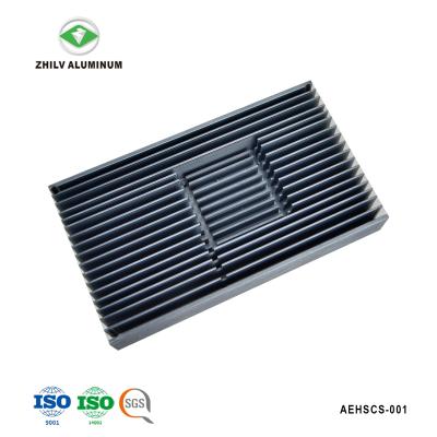 China China Supplier Aluminum Radiator Sideboard Drilling Aluminum Profiles for sale