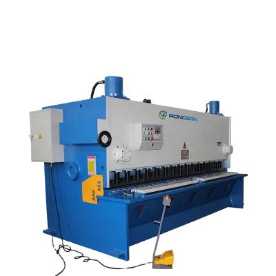 China Hotels RONGWIN QC11Y E21s Controller China Manufacture Metal Hydraulic Sheet/Plate Guillotine Shearing Machine for sale