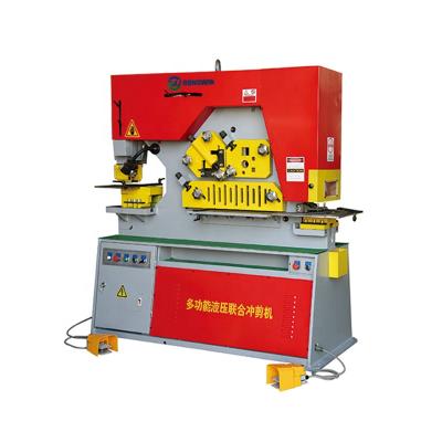 China Metal Sheet Stamping RONGWIN High Precision Q35 Series Hydraulic CNC Locksmith Machine for sale