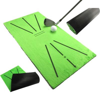 China 2021 High Quality Golf Swing Mat With Brand Track 30*60cm for sale