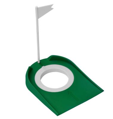 China Plastic Golf Practice Cup For Putting And Golfing Putting Dish With Flag FPC-03A for sale