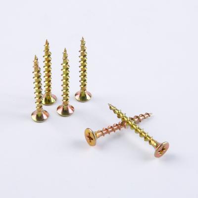 China Yellow Phillips Coarse Bugle Self-tapping Screw Self-tapping Phillips Thread Phillips Zink Drywall Head Screw for sale