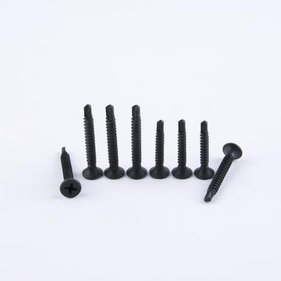 China Phillips Drywall Screws Phillips With Self Drilling Screws Phosphate Black Bugle Head Panel Screws for sale