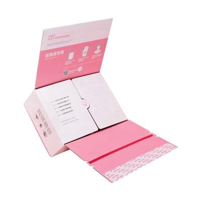 China Recycled Materials Custom Both Sides Printed Self-Adhesive Zipper Tear Corrugated Tear Strip Mailer Box for sale