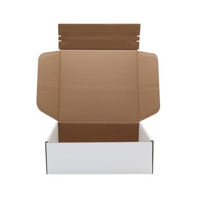 China Recyclable Custom Logo Outside Printed  Corrugated Shipping Boxes,  Corrugated Mailer Boxes For Clothing Packaging for sale