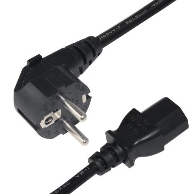 China COMPUTER 3 pin power cable IEC C13 (3.9 feet) for IEC cable power cable plug to IEC PC PC coupling computer for sale