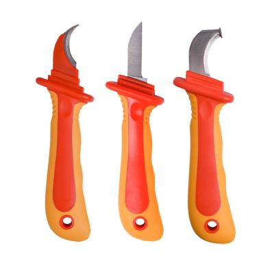 China MULTI FUNCTIONAL Multifunctional Hand Tools Insulated Secant Knife Stainless Steel High Quality Industrial Knives OEM Customized Logo for sale