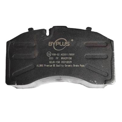 China Hot Sale Auto Parts Heavy Duty Brake Pad WVA 29158 29194 29269 For Renault, DAF 95 for sale