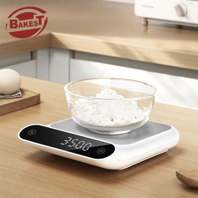 China Digital Multifunction Scale Tray Plastic Electronic Kitchen Food Scale High Precision Weighing Accuracy 0.1grams-5kilogram Loading for sale