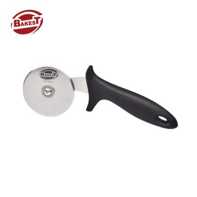 China Bakest Durable Plastic Handle Stainless Steel Pizza Tools Pie Pizza Server Pizza Cutter for sale