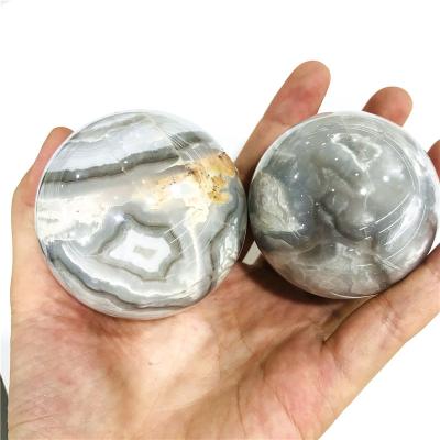 China Wholesale China Healing Crystal Ball Natural Alxa Agate Geode Druzy Sphere Ball For Decoration for sale