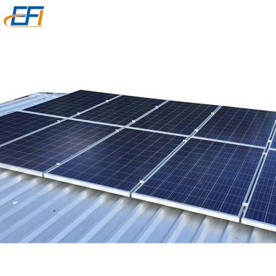 China Easy Installation Quick Ride Flat Roof Solar Hook Structure Roof Rack System Roof Metal Solar Panel for sale