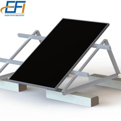 China Solar Panel Roof Mount Track System PV Roof Trapozial Support Rail Less Solar Roof Support Structures for sale