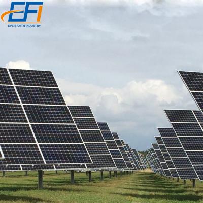 China Solar Panel Support Motorized Fixed Mount Mounting Bracket Extending Solar Panel Solar Pole Mount By Single Column for sale