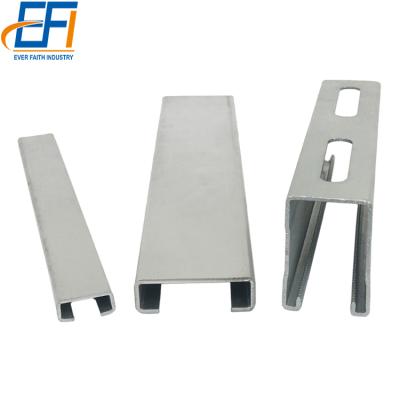 China Light Gauge Steel C Channel Steel House Frame Support System Price Per Kg C Channel Standard Length for sale