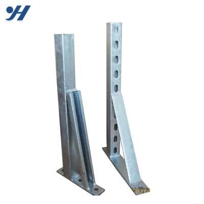 China Heavy Duty Steel Pipe Arm Channel Construction Area Beam Support Cantilever Bracket for sale