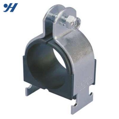 China Round Construction Area Pipe Clamps Pipe Fitting Lifting Rubber Pipe Clamp for sale