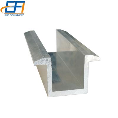 China Aluminum Solar Panel Production Flange Mid Frame Solar Mounting Clamp Solar Module Profile for sale