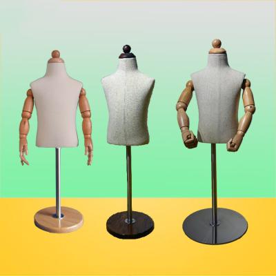 China Pinable Other Half Body Child Torso Dress Form Mannequin for sale