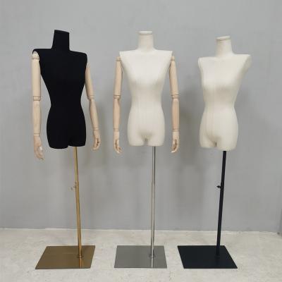 China Other PE Half Shoulder Flat Clavicle Female Body Mannequin for sale