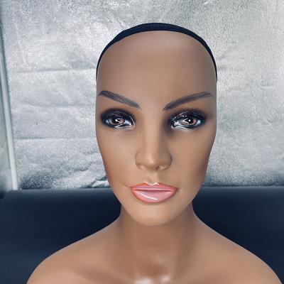 China Other female mannequin head for wig display for sale