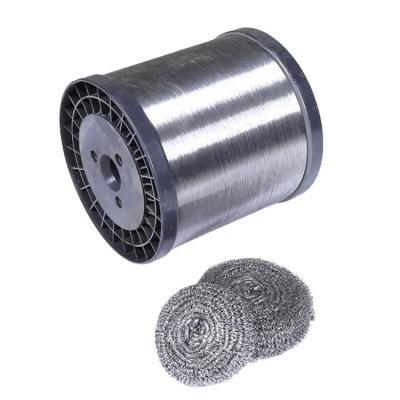 China Topone Stainless Scourer Wire 410/430/304 0.12mm 0.13mm 0.20mm 0.22mm Te koop