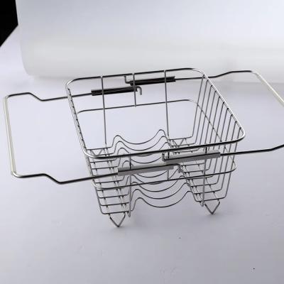 Китай single tier retractable stainless steel kitchen dish rack продается