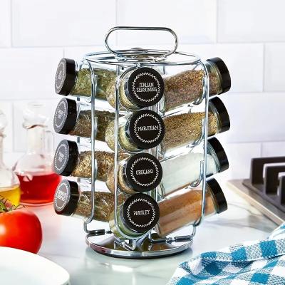 Cina Hot sale high quality stainless steel anti-shaking rotatable coffee capsule holder 35pcs capsule coffee organizer in vendita