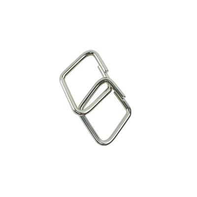 China Factory Direct Sales Metal Square Iron Ring Buckle Luggage Buckle Square for sale