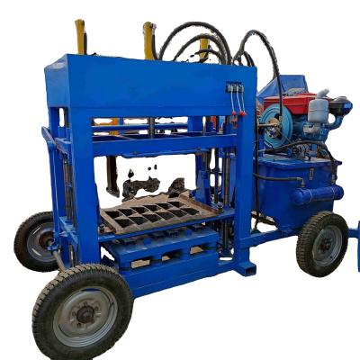 China Building Material Shops hyper press lime sand brick making machine qtj4---26 mobile automatic concrete block production line for sale